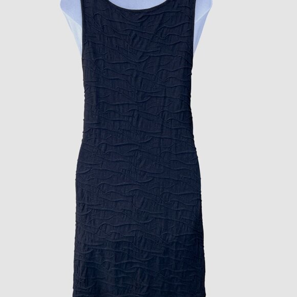 Toad & Company Samba Wave Black Organic Cotton Tank Dress Hem Pocket Small - Picture 3 of 7